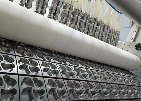 500 Pods/kapsul Per Min Mesin Pembuatan Pod Deterjen dengan Kapasitas 2800kg