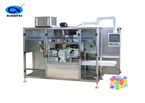 2800kg Kapasitas PLC Control Detergent Pod Making Machine 500-1500 Pods/Min