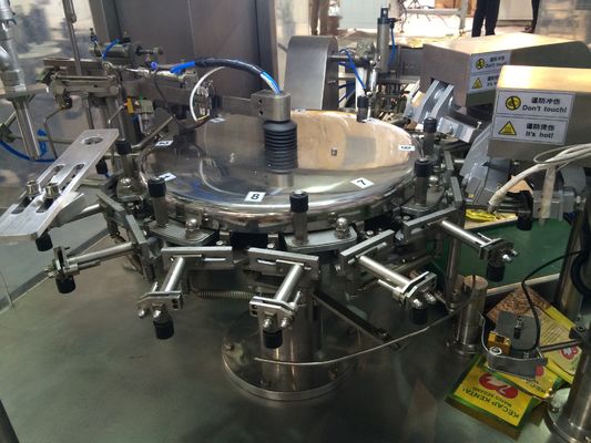 Mesin Pengemasan Rotary 2KW Ss316l Stand Up Bag Packing Machine