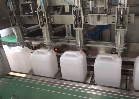 Silver Gray 260mm Mesin Pengisi Minyak Makanan Mesin Pengisi Botol Air 50L