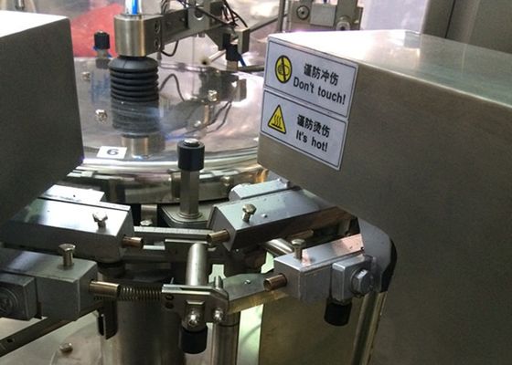 SUS 316L Auto Stand Up Bag Packing Machine Mesin pengemasan putar 5KW
